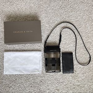 Charles & Keith crossbody phone bag